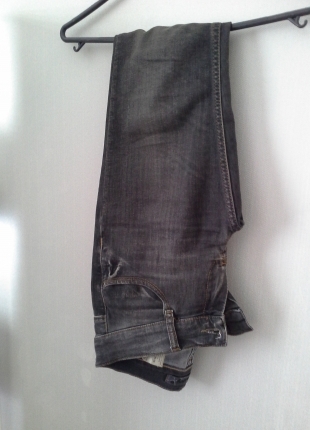38 Beden Codentry gri dar paça pantalon