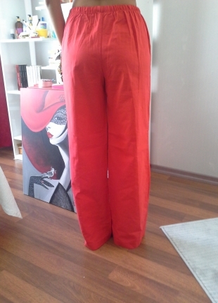 Markasız Ürün Kırmızı pijama altı