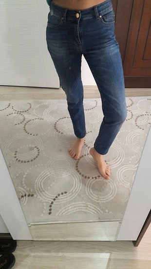 mango jean temiz bir deforme yok