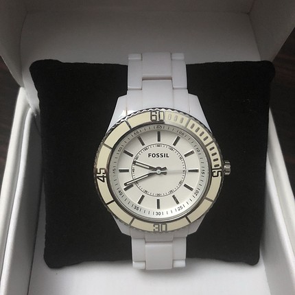 Fossil beyaz saat