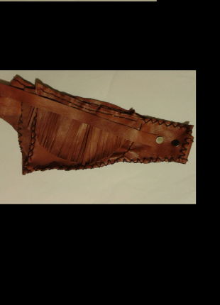 crazy leather waist bag