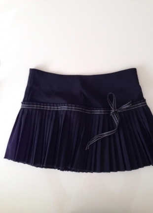pilili mini siyah etek