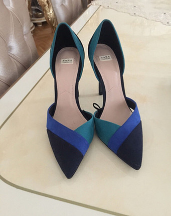Zara çok renkli stiletto