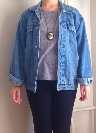 Vintage Boyfriend Kot Ceket Levis Kot Ceket 100 Indirimli Gardrops