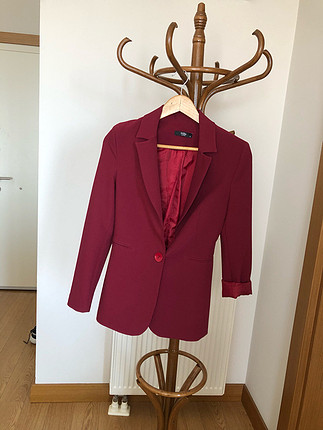 Bordo-Fusya rengi arası Ceket