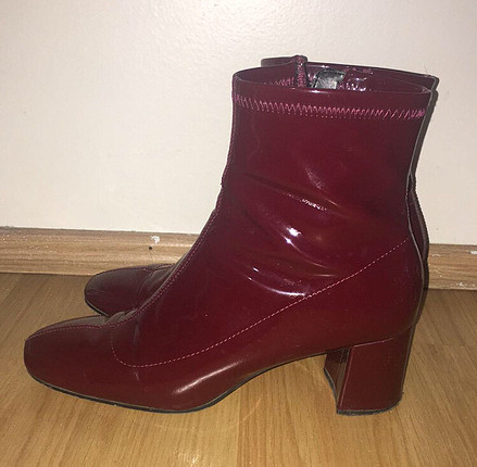 38 Beden bordo Renk Zara Bot