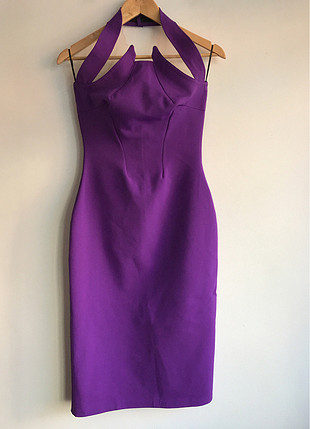 Designer Mor elbise