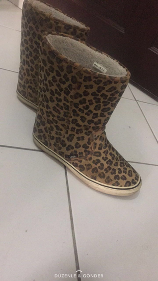 Vans leopar cizme