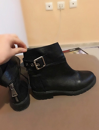Zara Zara siyah deri bot