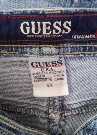 29 Beden mavi Renk GUESS U.S.A .KOT PANTALON