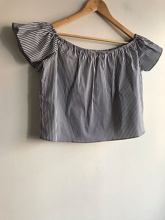 Zara Geniş yaka bluz