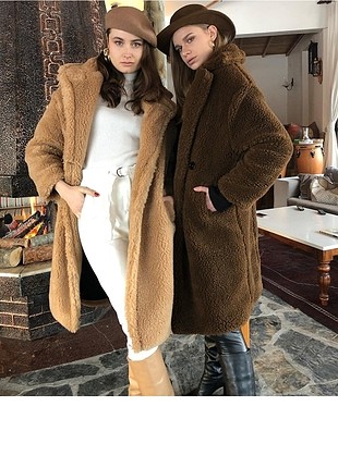 sıfır açık taba kürk