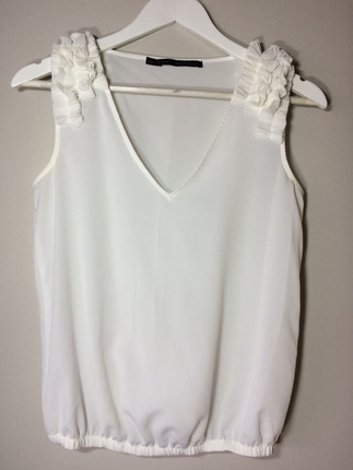 Zara kol detaylı bluz