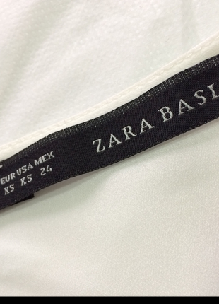 xs Beden beyaz Renk Zara kol detaylı bluz