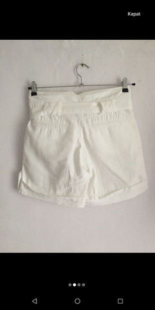Topshop beyaz şort