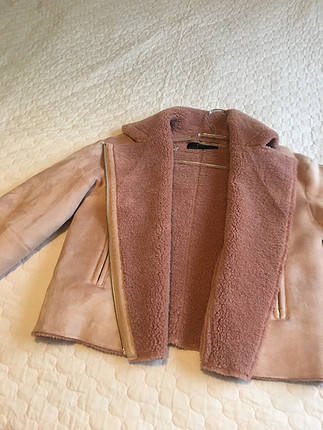 Zara İçi Kürklü Süet Ceker