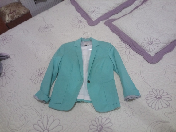 mint yeşili ceket