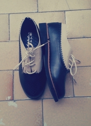 F & F Siyah Oxford