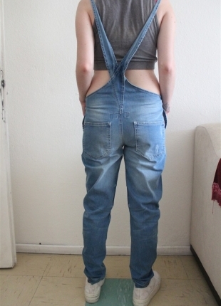 F & F askılı pantolon