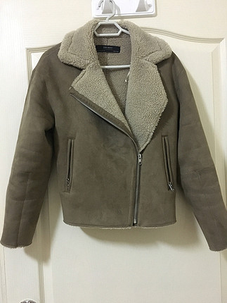 Zara kalın biker ceket