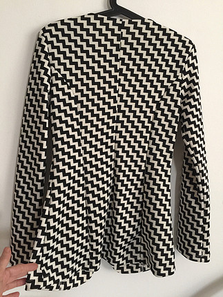 m Beden beyaz Renk Siyah beyaz blazer ceket yeni
